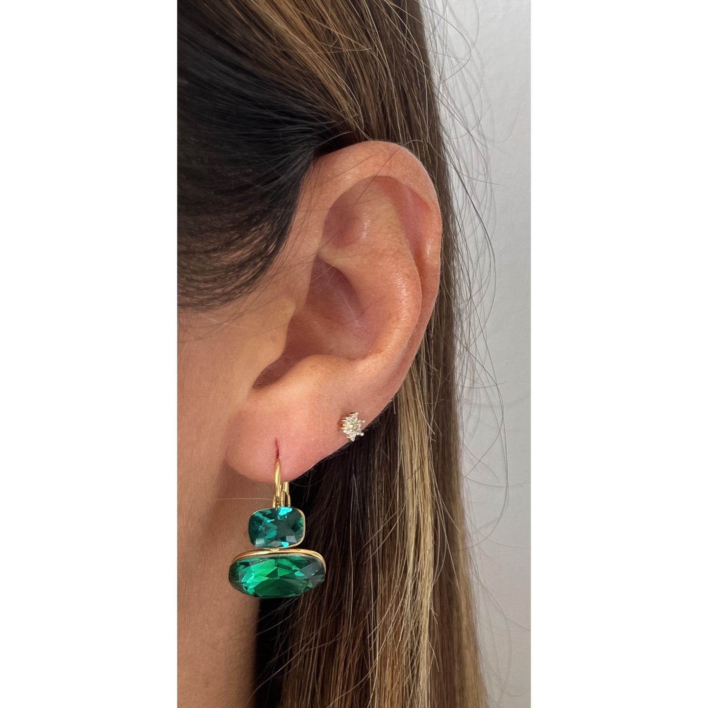 Aretes FUJO Verde