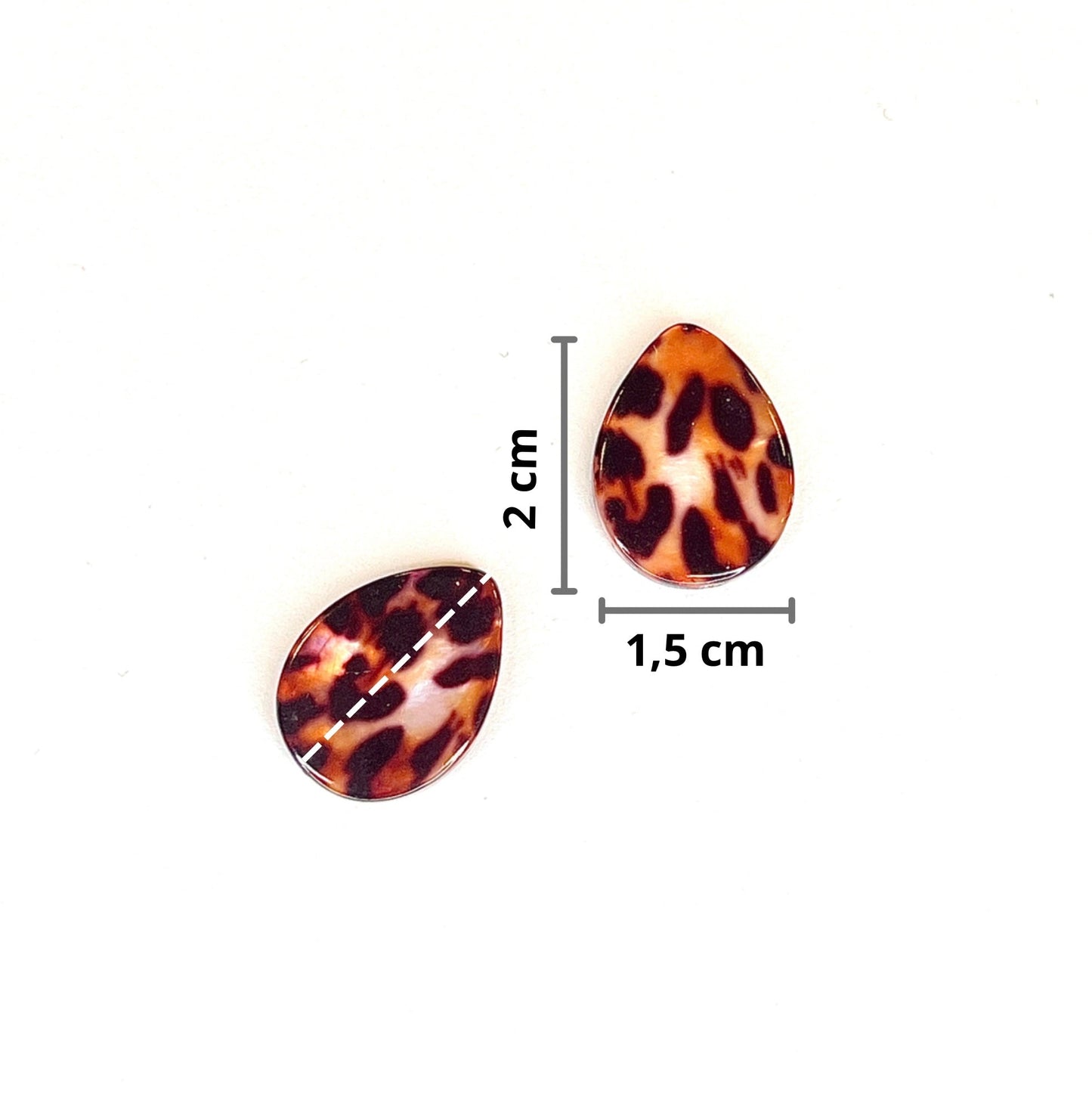 Acrílico Gota Animal Print Leopardo 🐆 - OparinaAcrílico Gota Animal Print Leopardo 🐆PiedrasOparinaOparinaUnidad
