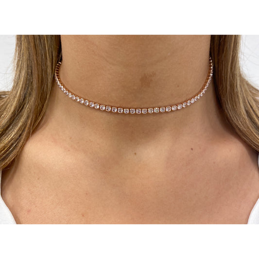 Choker BRAK Clear - Rose Gold
