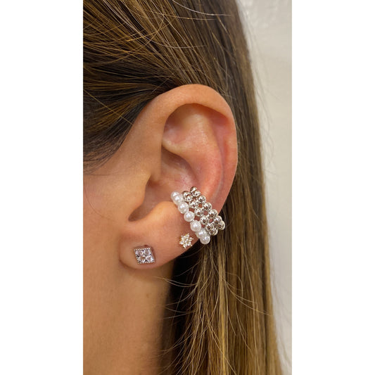 Earcuff MOKUN Plateado