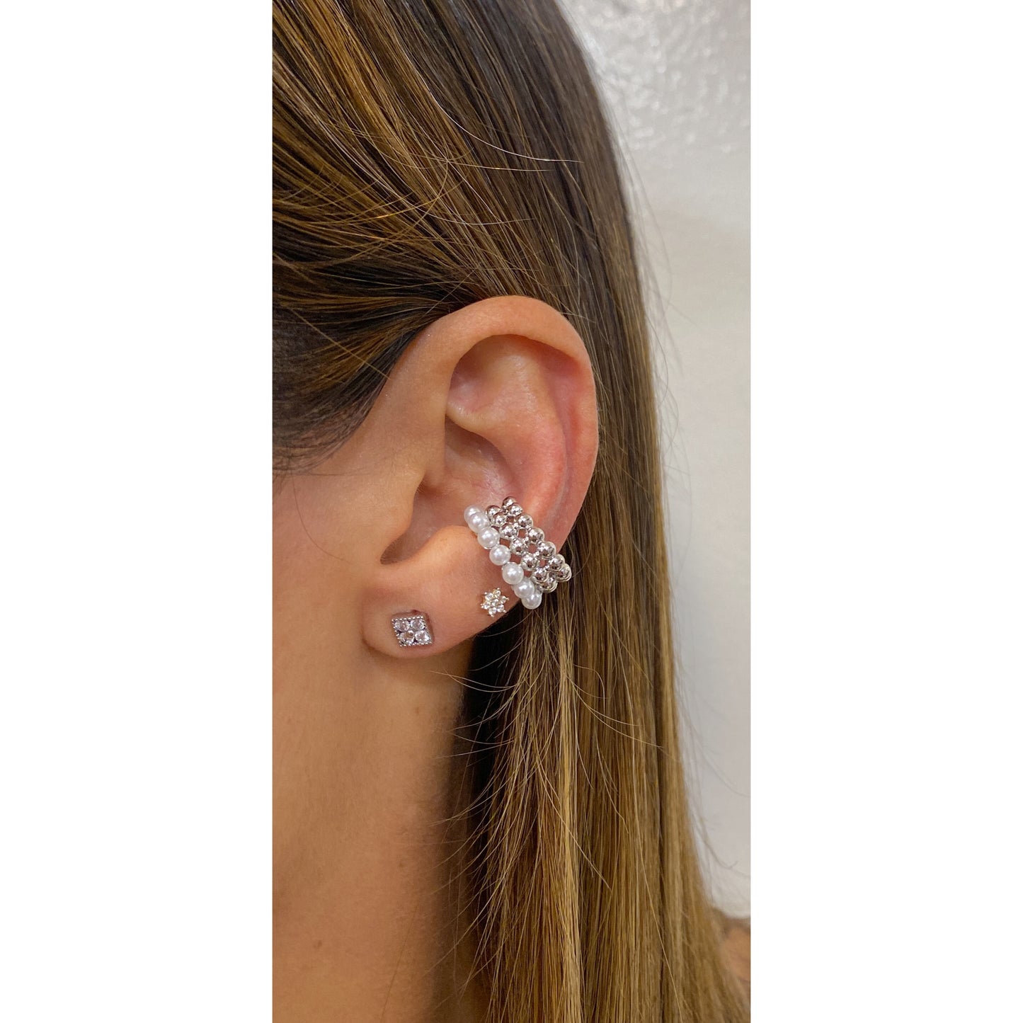 Earcuff MOKUN Plateado