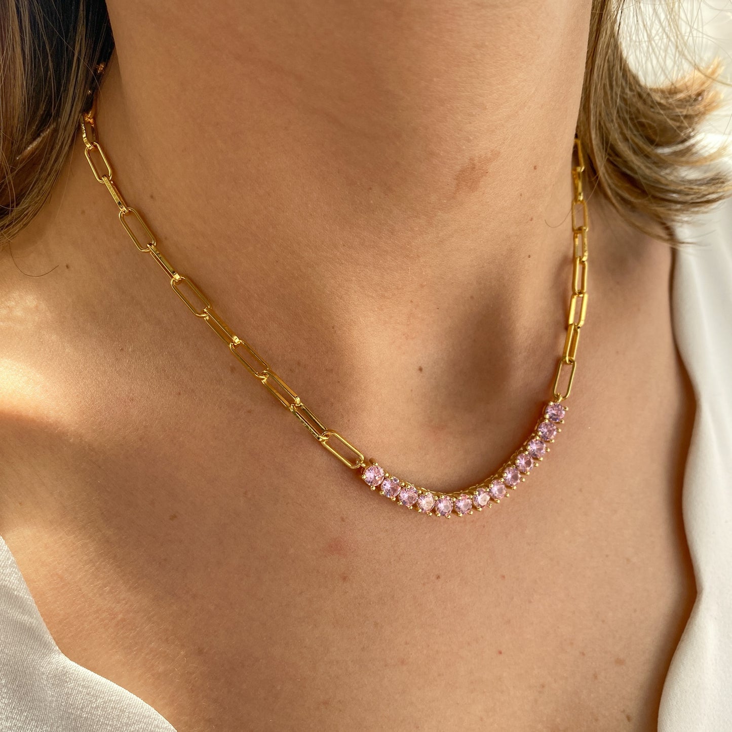 Collar MARKIO Rosado