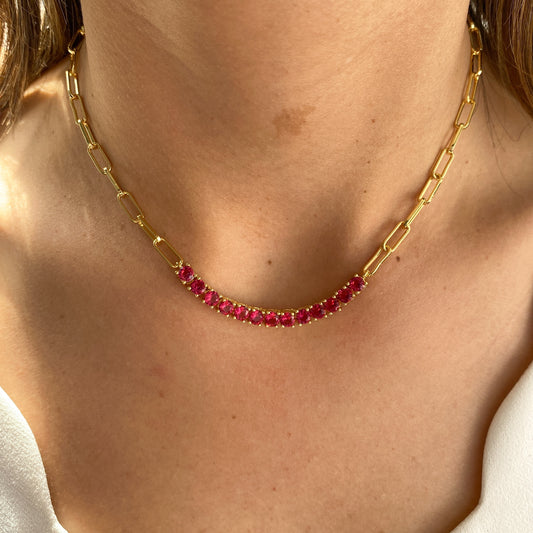Collar MARKIO Rubí
