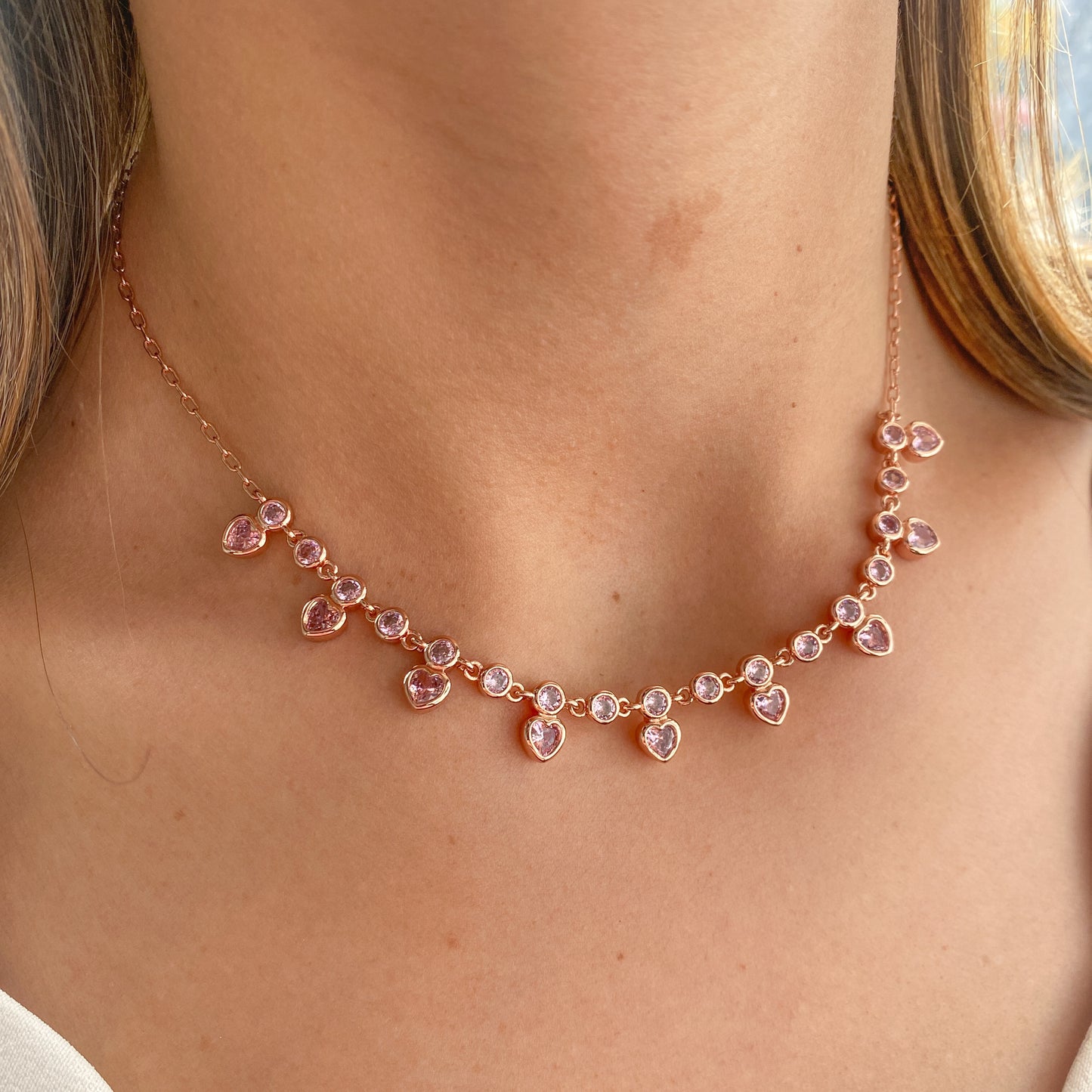 Collar DOVONA Rosado / Rose Gold