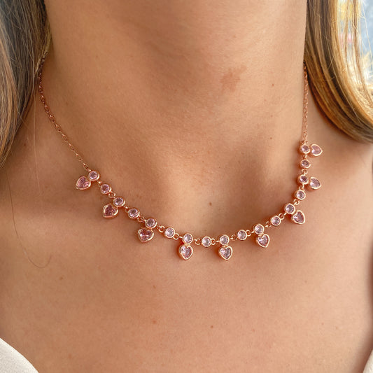 Collar DOVONA Rosado / Rose Gold